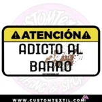 pegatina-adicto-al-barro