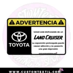 pegatina-advertencia-land-cruiser